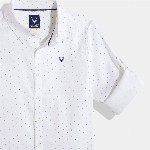 Allen Solly Junior Boys Geometric Printed Casual Shirt