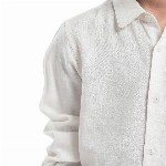 RARE ONES Boys Spread Collar Solid Linen Casual Shirt