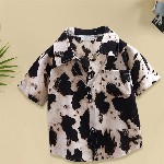 FOREVER FRIDAY Boys Spread Coller Printed Regular Fit Shirt