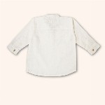 Peekaaboo Kids Boys Mandarin Collar Solid Cotton Casual Shirt