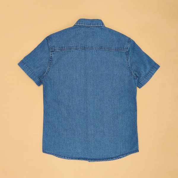 Pantaloons Junior Boys Spread Collar Solid Cotton Casual Shirt