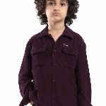 RARE ONES Boys Cord Spread Collar Shirt