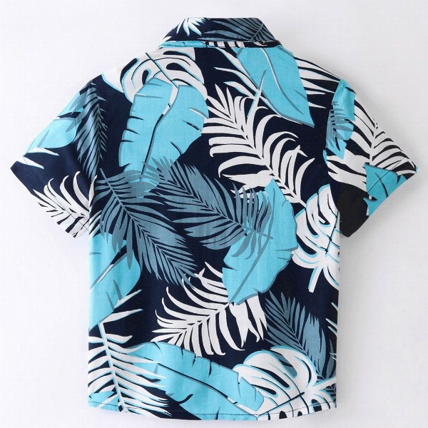 CrayonFlakes Boys Tropical Printed Casual Shirt