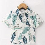 CrayonFlakes Boys Opaque Printed Casual Shirt