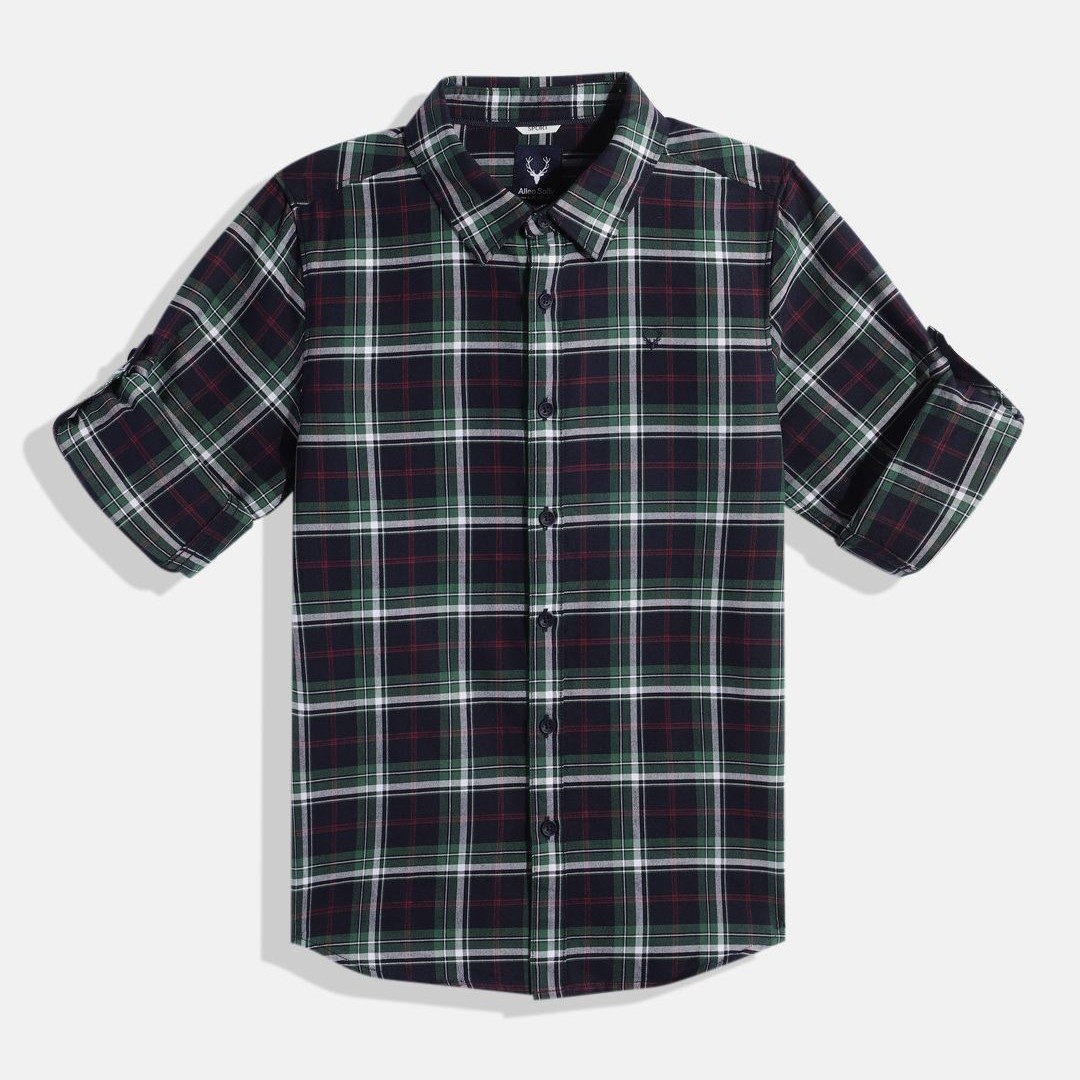 Allen Solly Junior Boys Sport Checked Casual Shirt