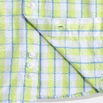 United Colors of Benetton Boys Cotton Windowpane Checked Casual Shirt