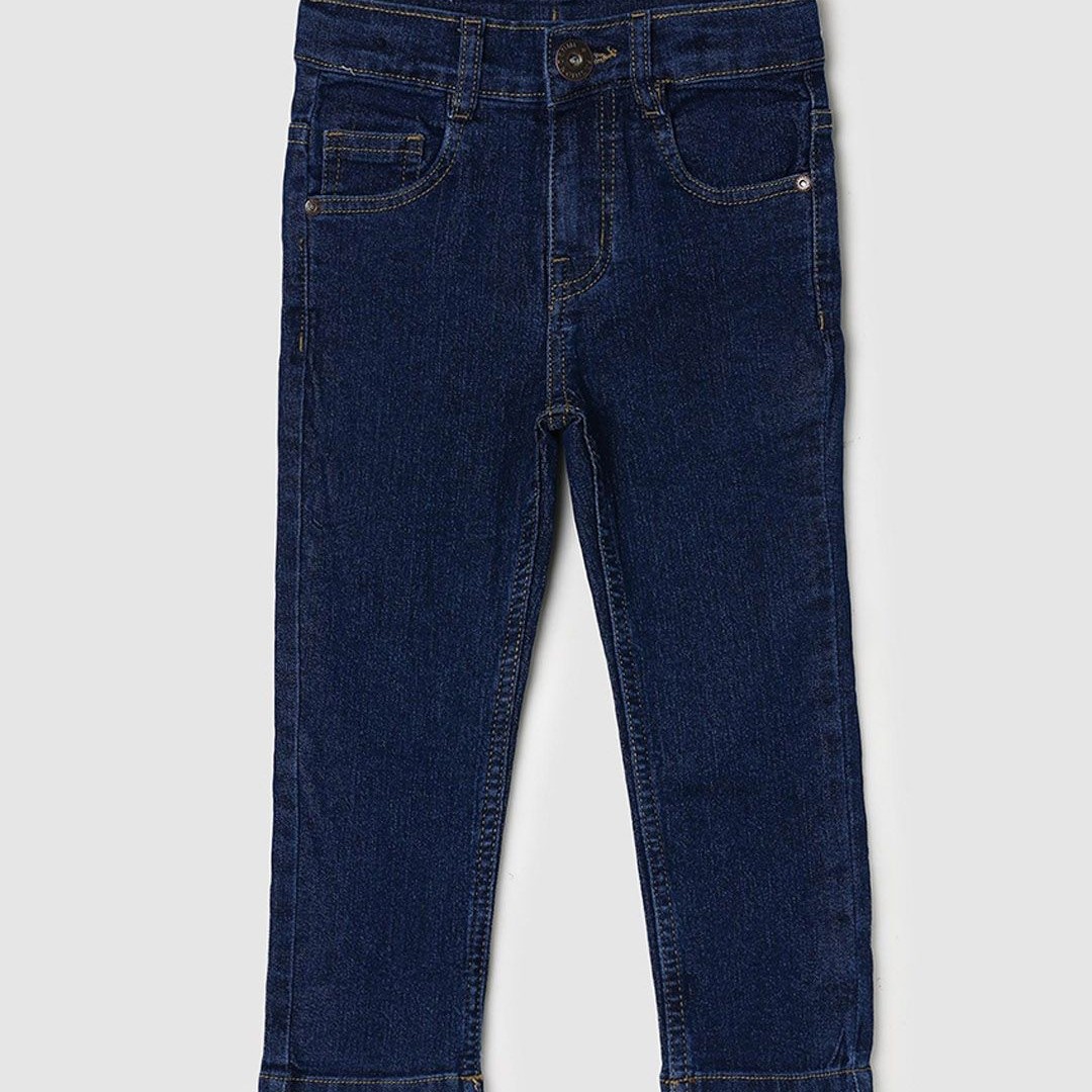 max Boys Clean Look Mid-Rise Cotton Jeans