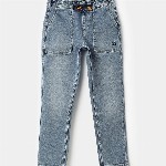 United Colors of Benetton Boys Regular Fit Mid-Rise Heavy Fade Jeans