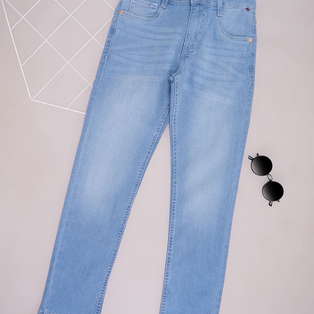 Pantaloons Junior Boys Slim Fit Light Fade Mid-Rise Stretchable Jeans