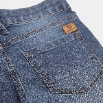 HERE&NOW Boys Blue Slim Fit Low Distress Light Fade Stretchable Jeans