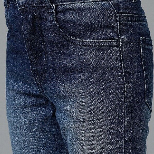 TALES & STORIES Boys Blue Slim Fit Light Fade Stretchable Denim Jeans