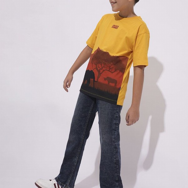 Jack & Jones Junior Boys Bootcut Light Fade Stretchable Jeans