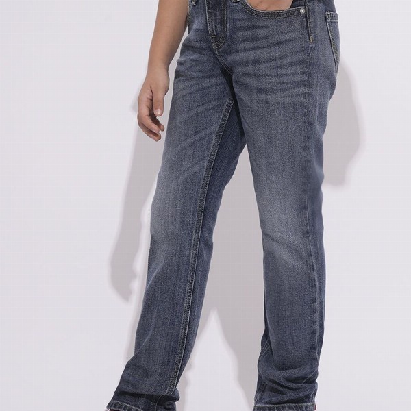 Jack & Jones Junior Boys Mid-Rise Straight Fit Stretchable Jeans