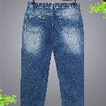 HERE&NOW Boys Wide Leg Mid-Rise Slash Knee Heavy Fade Stretchable Jeans
