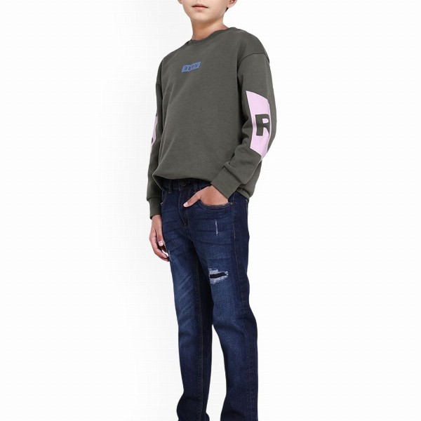 Rare Ones Boys Solid Slim Fit Jeans