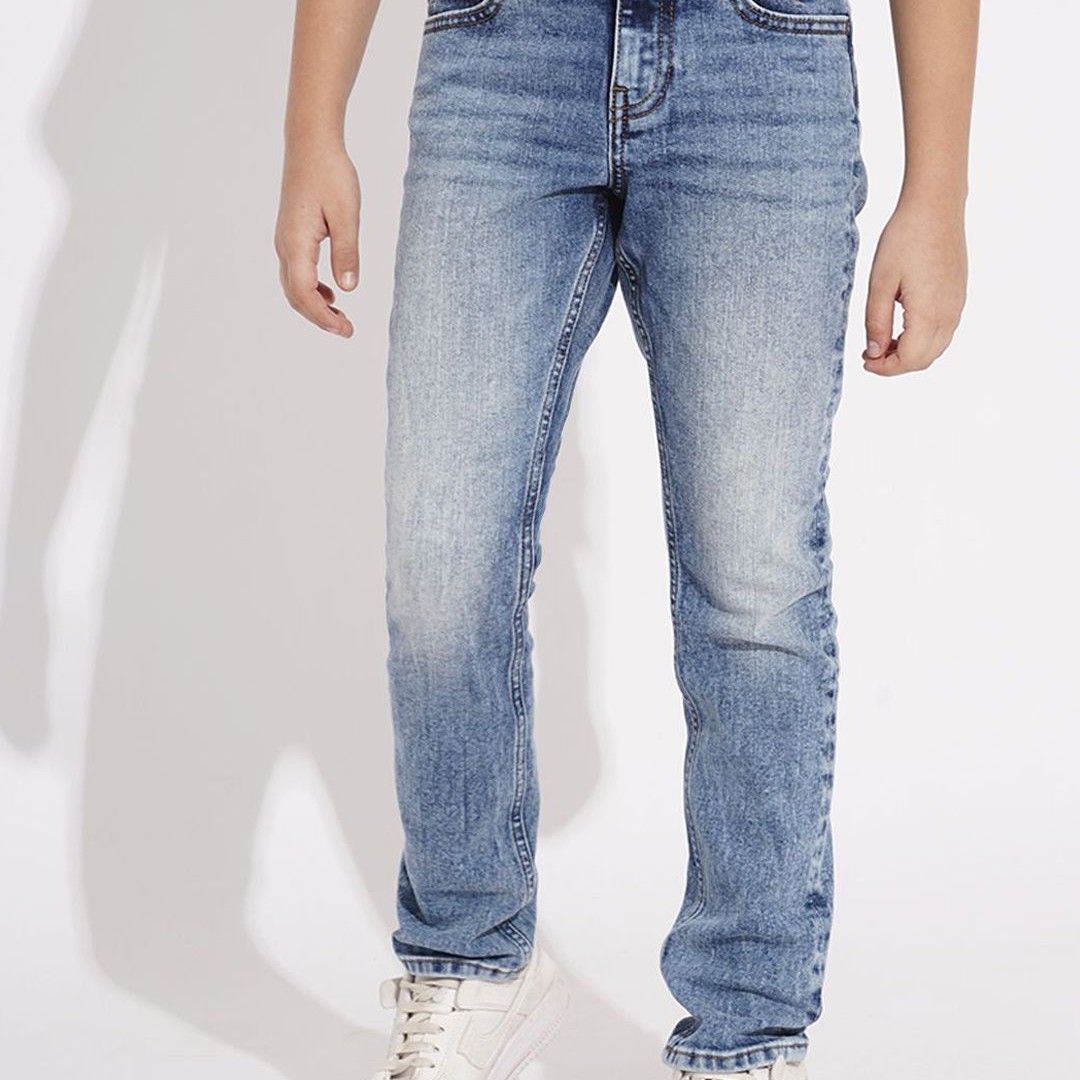 Jack & Jones Junior Boys Heavy Fade Stretchable Jeans