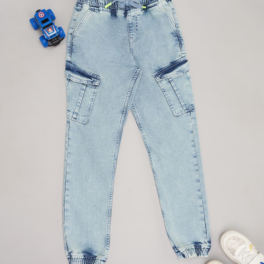 Pantaloons Junior Boys Cotton Casual Jogger Jeans