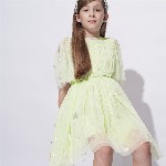 Vero Moda Printed Flared Sleeve Fit & Flare Dress