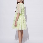 Vero Moda Printed Flared Sleeve Fit & Flare Dress