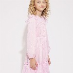 Vero Moda Girls Puff Sleeve Fit & Flare Dress