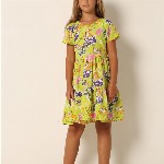 Vero Moda Girls Conversational Print A-Line Dress