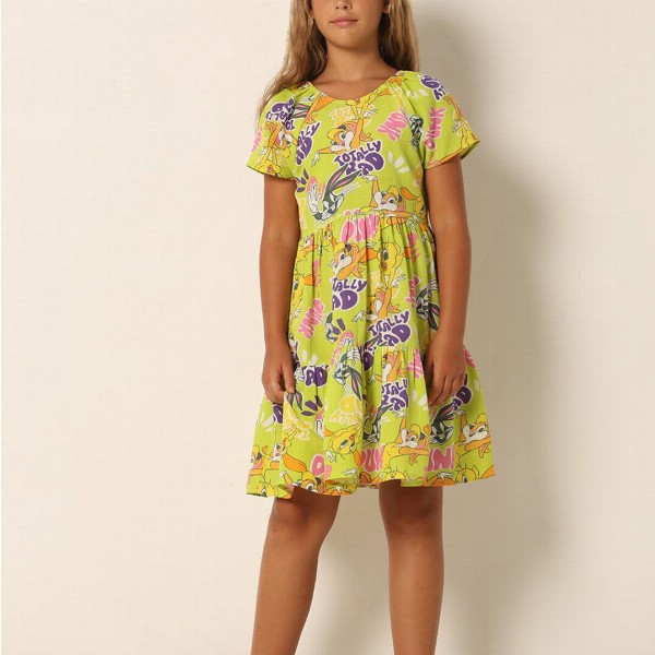 Vero Moda Girls Conversational Print A-Line Dress