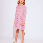 Vero Moda Puff Sleeve Fit & Flare Dress