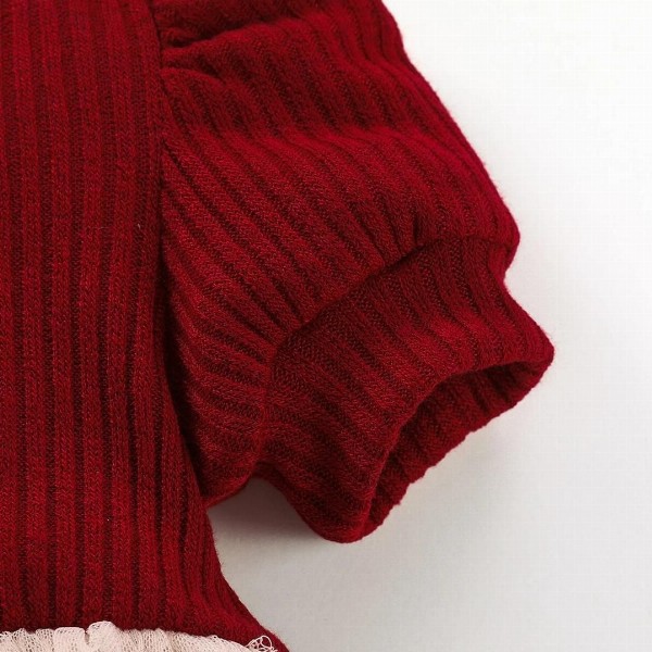 Girls Floral Print Embroidered Fit & Flared Dress