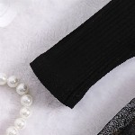 BAESD Floral Print Cold-Shoulder Net Fit & Flare Dress