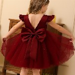 Tejam Girls Red Dresses