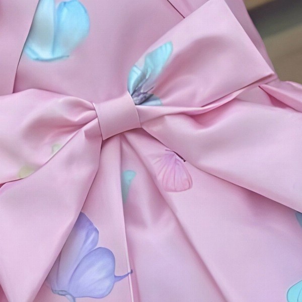 Miss & Chief Animal Print Satin A-Line Dress