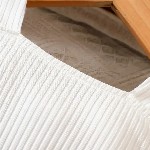 BAESD Girls Embellished Square Neck Short Puff Sleeve Net Fit & Flare Dress