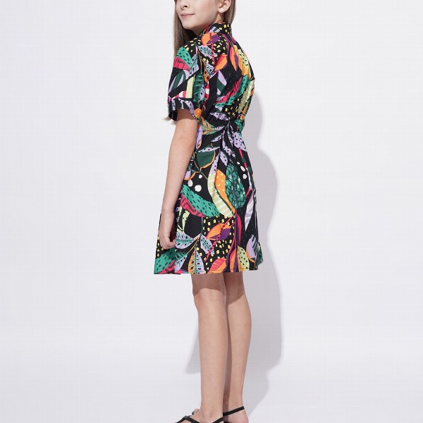 Vero Moda Tropical Printed A-Line Dress