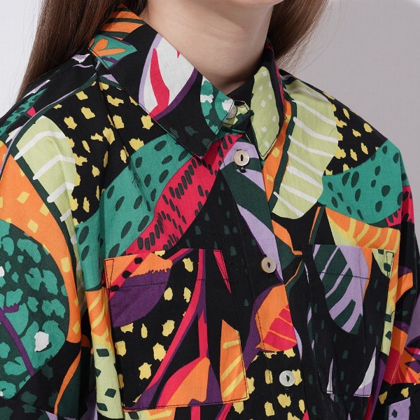 Vero Moda Tropical Printed A-Line Dress