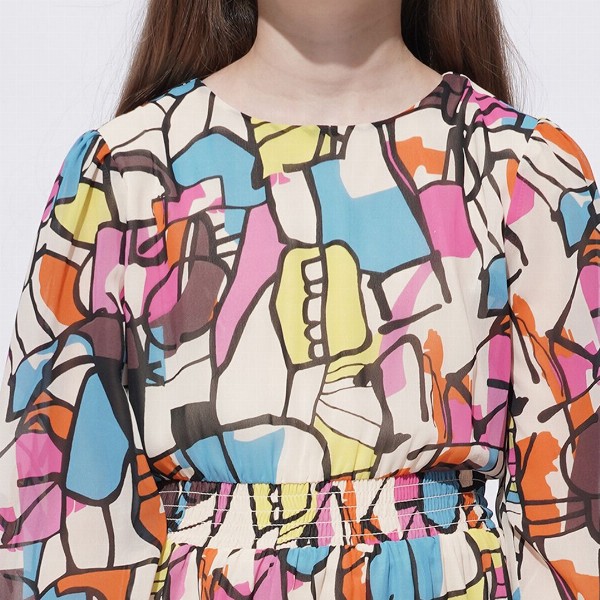 Vero Moda Print A-Line Dress