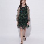Vero Moda Floral Print Fit & Flare Dress