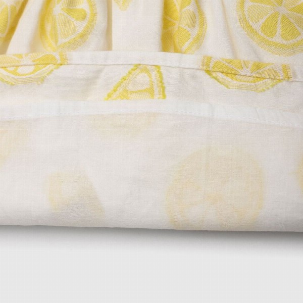 Somersault Girls Lemon Slice Printed Fit & Flare Dress