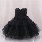 Miss & Chief Embellished Net A-Line Dress