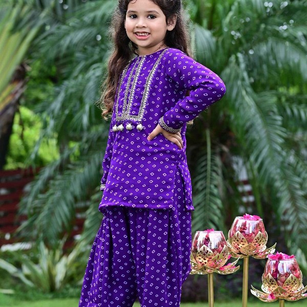 EthIndia Polka Dot Print Georgette Sheath Dress