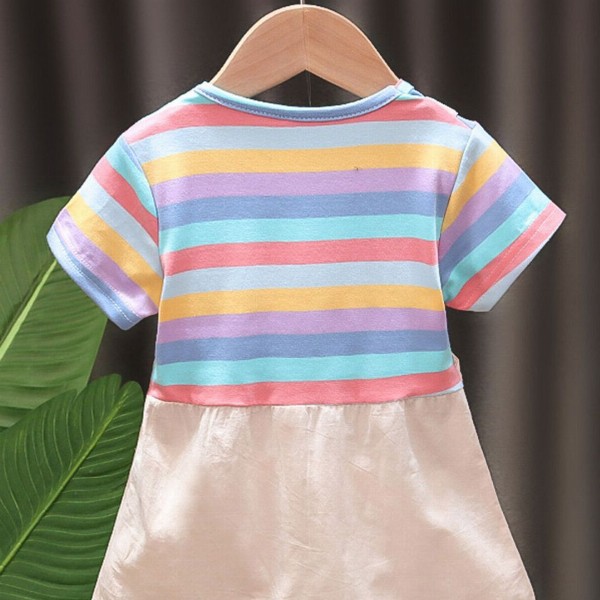 YK Colourblocked Cotton Pinafore Dress