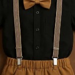 TOGEPI Boys Shirt with Shorts