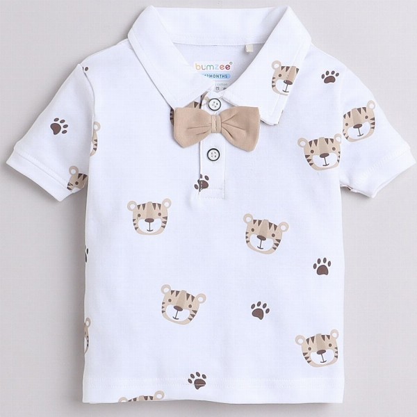 BUMZEE Boys Printed T-shirt with Shorts