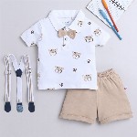 BUMZEE Boys Printed T-shirt with Shorts