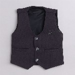 BAESD Boys V-Neck Single-Breasted 3-Piece Party Suit