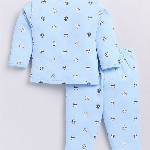 Dollar Boys Round Neck Printed T-shirt with Trousers