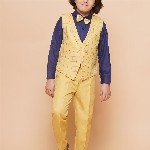 Aj DEZInES Boys 2-Piece Checked Suit Set