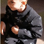 Funny Bones Clothings Boys Embroidered Bandhgala Jodhpuri Blazer With Trousers