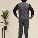 BAESD Boys 3-Pcs Checked Suits, Wedding and all Ocassions.