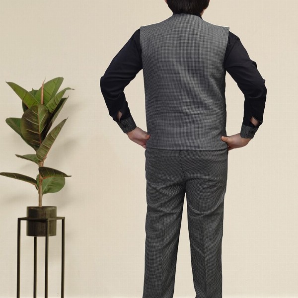 BAESD Boys 3-Pcs Checked Suits, Wedding and all Ocassions.