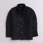 BAESD Boys 3-Piece Striped V-Neck Single-Breasted Suit With Bow